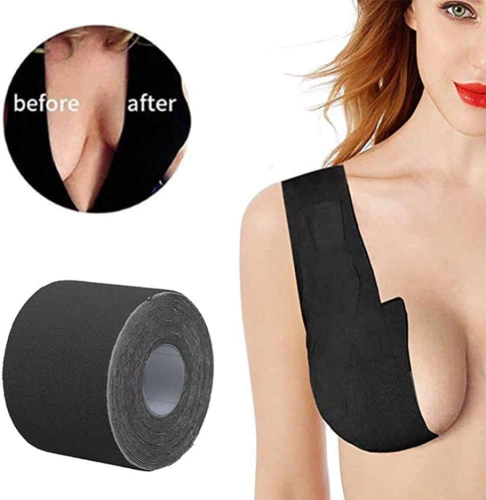 Taśma Unosząca Biust Boob Tape Czarna