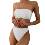 Bikini Brazylijskie Strój Kąpielowy Biały Iwalani