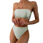 Bikini Brazylijskie Strój Kąpielowy Szary Iwalani