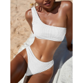 Bikini Jedno Ramię Białe Lea.png