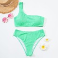 Bikini Jedno Ramię Zielone Lea .jpg