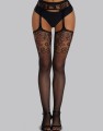 Rajstopy Kabaretki Damskie Ze Wzorem Czarne Pończochy.jpg