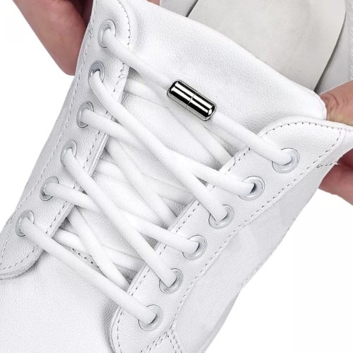 Sznurówki Bez Wiązania Sznurowadła Elastyczne Białe