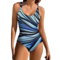Jednoczęściowy Strój Kąpielowy W Paski Niebieski Inoa.jpg