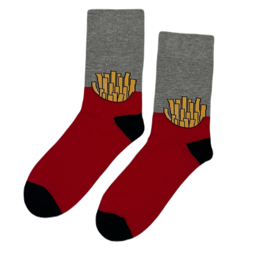 Bawełaniane Skarpetki Męskie Frytki 43-46