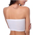 Top Sportowy Biustonosz Bezszwowy Biały Ivy