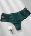 Koronkowe Majtki Damskie Figi Zielone Alenia