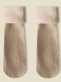 Długie Skarpetki Ocieplane Beżowe