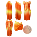 Pareo Tunika Chusta Plażowa Pomarańczowo Żółta.png