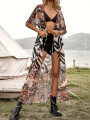 Długa Tunika Plażowa Noreen W Zwierzęcy Wzór