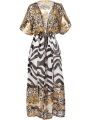 Długa Tunika Plażowa Noreen W Zwierzęcy Wzór