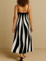Sukienka Damska Maxi W Paski