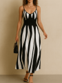 Sukienka Damska Maxi W Paski
