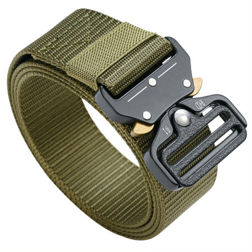 Pasek Taktyczny Do Spodni Z Klamrą Militarny Zielony